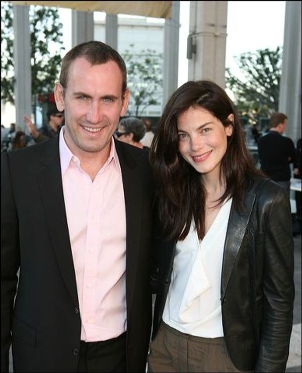 Peter White (L) and Michelle Monaghan  Photo