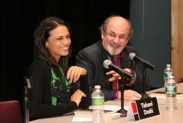 Salman Rushdie and Tishani Doshi Photo