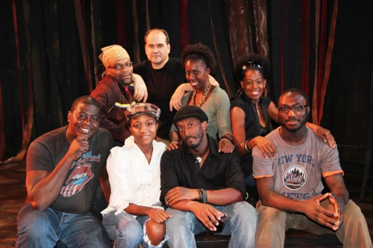 David Brown, Jr., Shannon A.L. Dorsey, Daniel Morgan Shelley, David King (L-R back row) Rawle Ã¢â‚¬Å“FitzÃ¢â‚¬Â Williams, director Alfred Preisser, Tyshawna Maddox, Tracy Jack at 