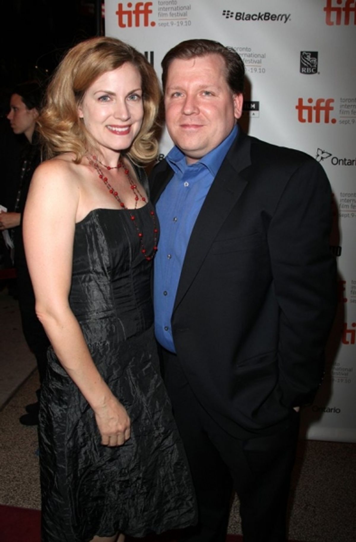 David Lindsay-Abaire and Wife at 