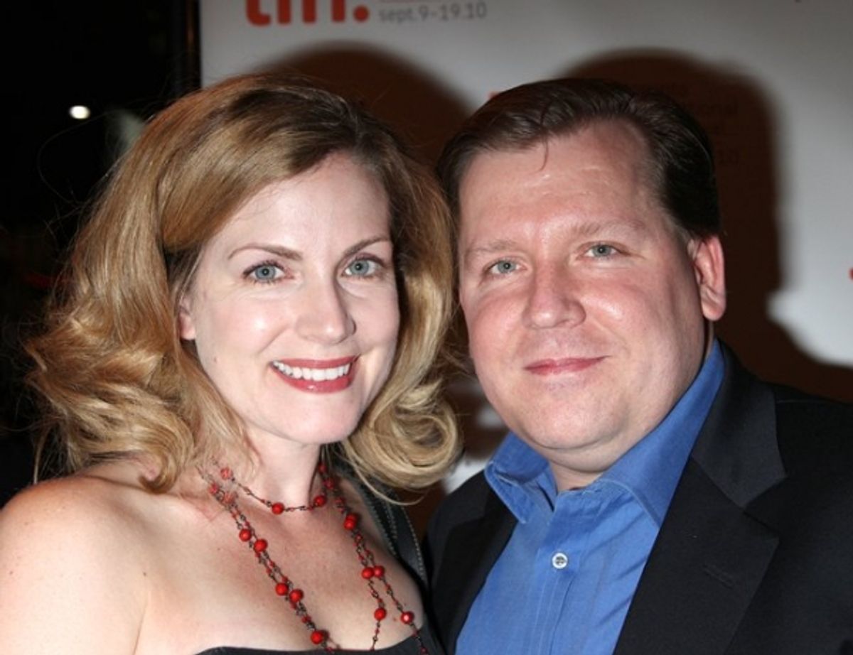 David Lindsay-Abaire and Wife at 