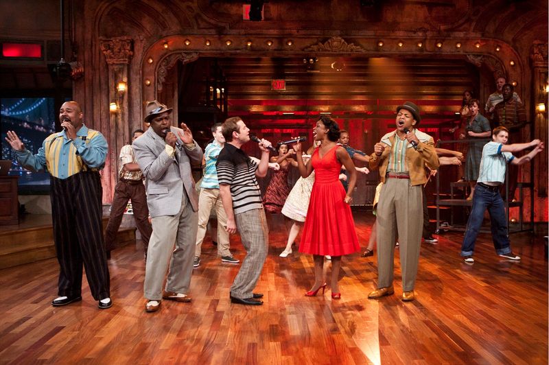 Photo Flash: MEMPHIS Launches Fallon's 'Broadway Week!' — photo 1 of 3