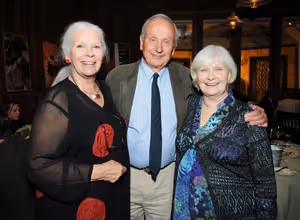Anne Keefe, Westport Country Playhouse artistic advisor, A. R. Gurney, playwright, wh Photo
