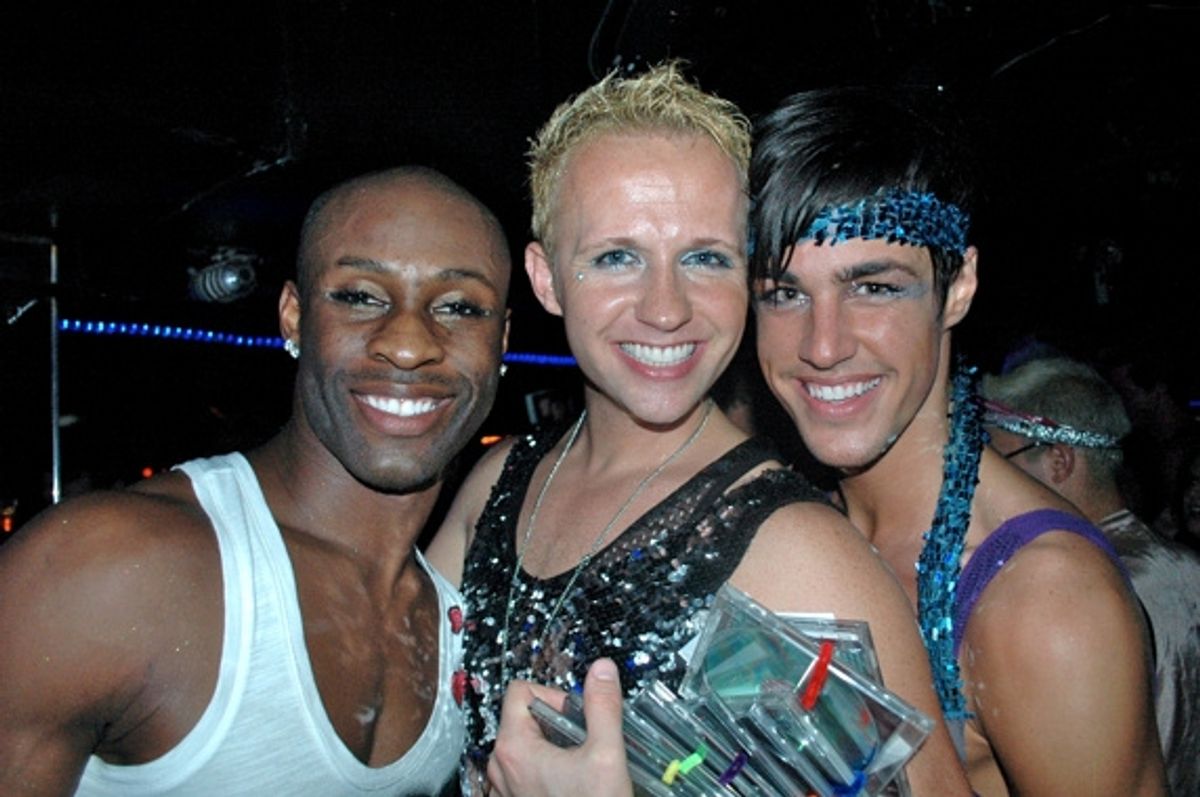 The Glitter Ball Dancers-Taurean Everett, Kyle Kleibocker and Marty Thomas at 
