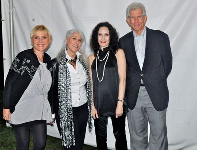 Wendy Federman (Producer of The Adamms Family), Jamie deRoy, Bebe Neuwirth and Tony R Photo