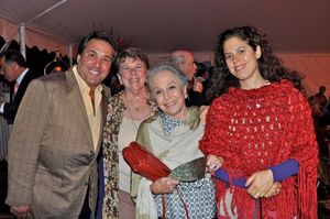 Edward Turen, Abby Schroeder, Marge Champion and Rachel Schroeder Photo