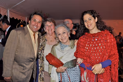 Edward Turen, Abby Schroeder, Marge Champion and Rachel Schroeder Photo