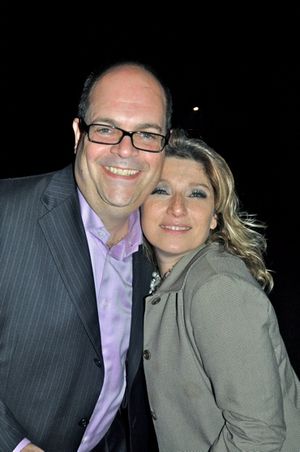 Brad Oscar and Liz Larson Photo