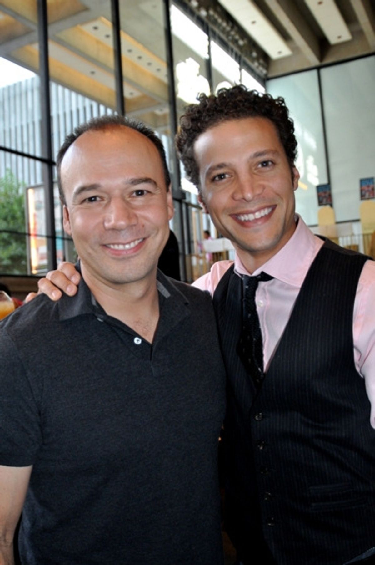 Danny Burstein and Justin Guarini at 