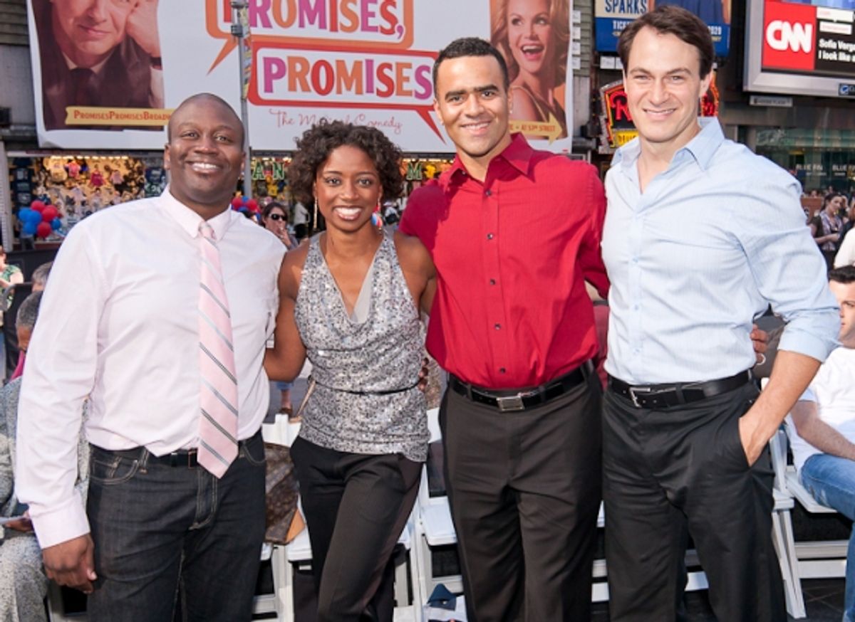 Tituss Burgess, Montego Glover, Christopher Jackson, and Matt Bogart at 