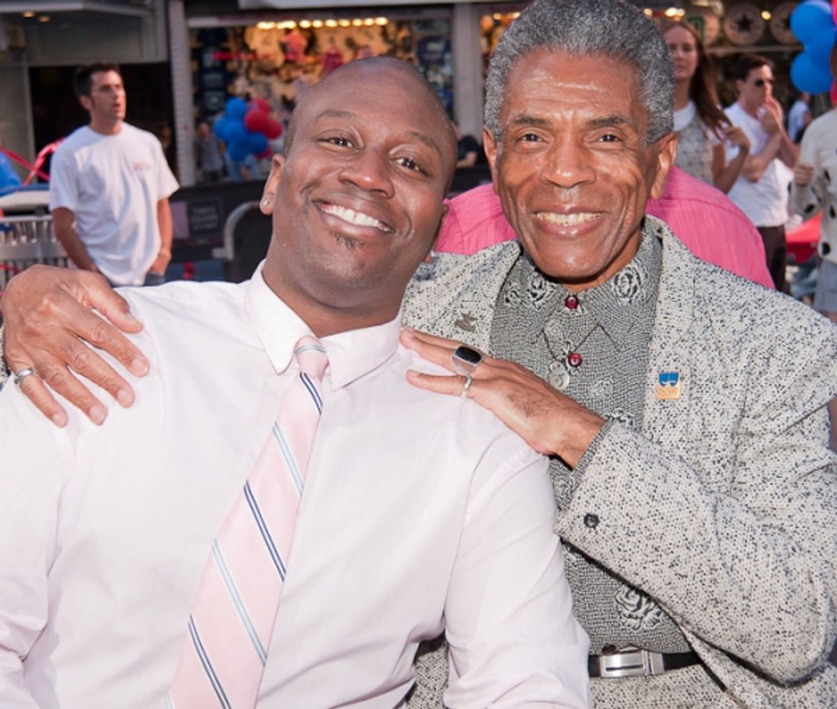 Tituss Burgess and Andre De Shields at 