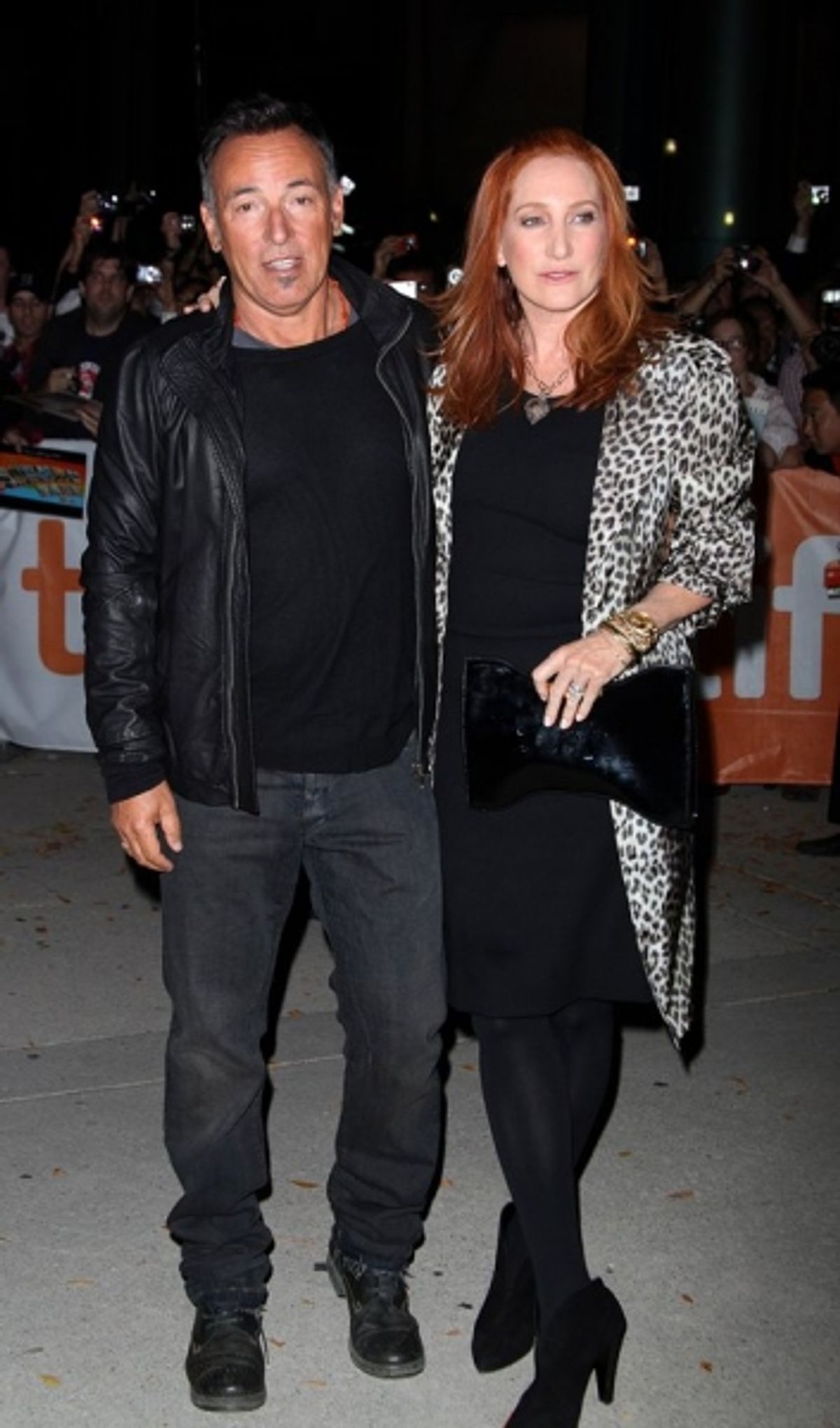 Bruce Springsteen and Wife Patti Scialfa  at 