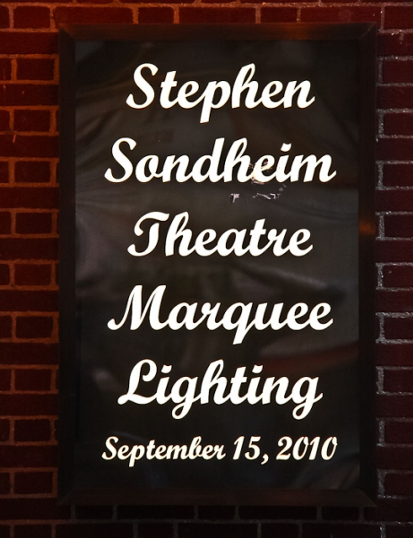 Photo Coverage: Stephen Sondheim Theatre Unveiled!  Image