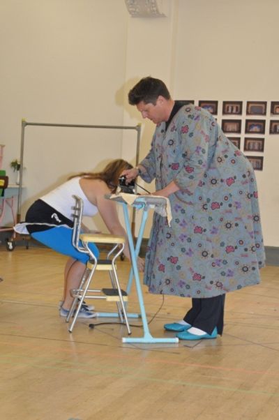 Christine anelson and Christopher Sieber Photo