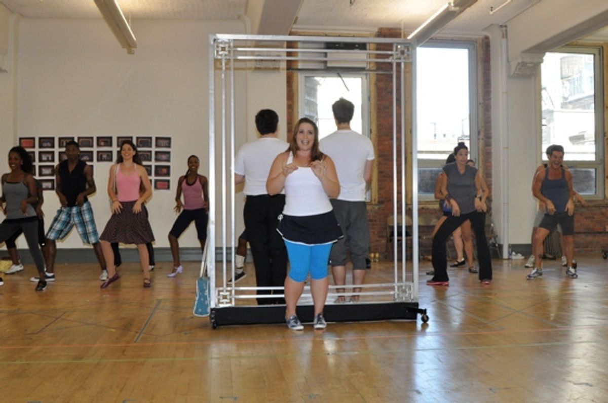 Christine Danelson and the cast of Hairspray at 