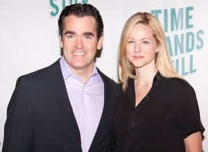 Brian d'Arcy James and Laura Linney Photo