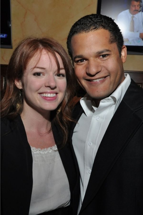 Aubrey Dollar and Brandon J. Dirden Photo