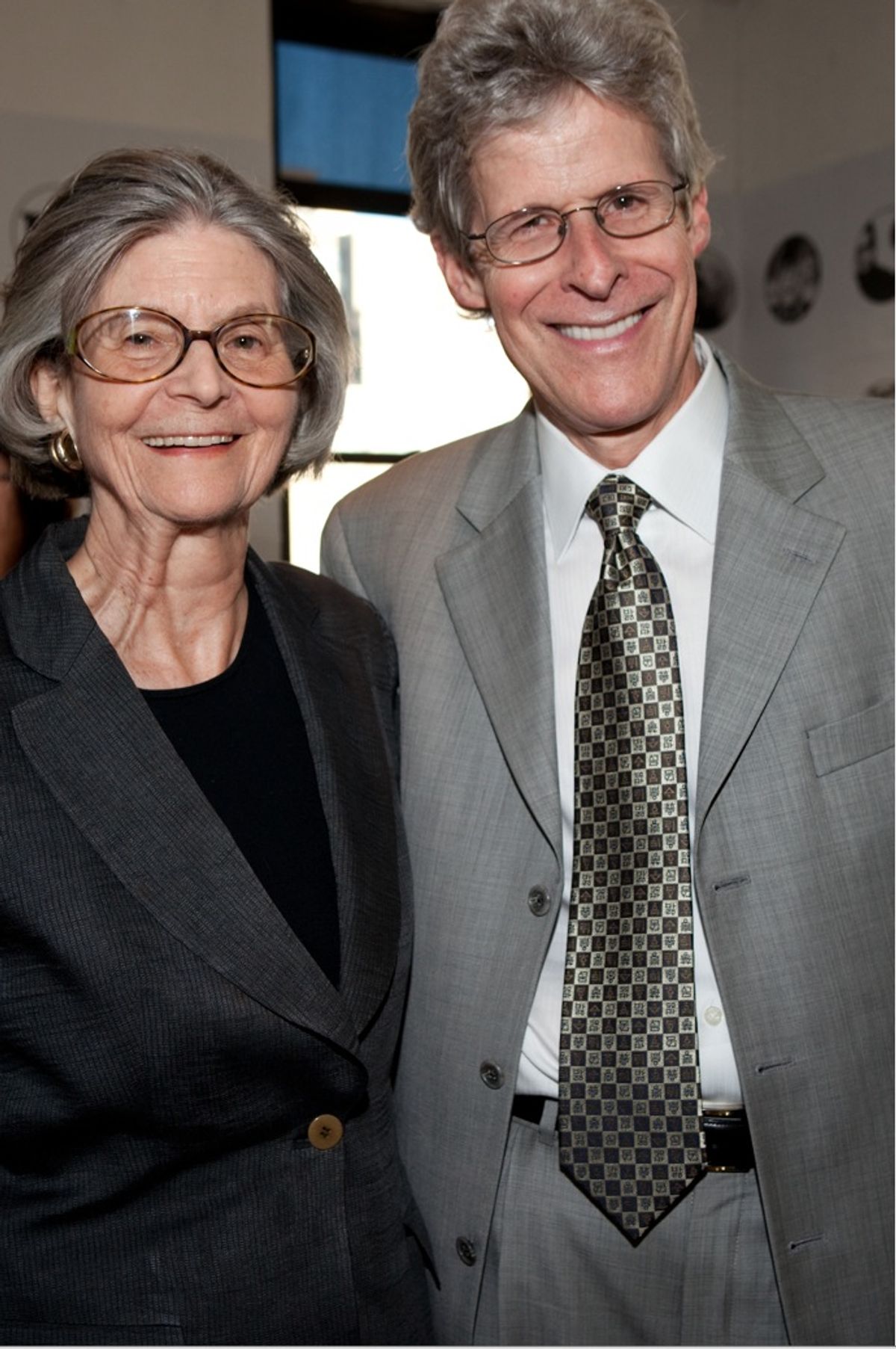 Mary Ellin Barrett, Daughter of Irving Berlin, with Ted Chapin, President of Rodgers & Hammerstein
 at 