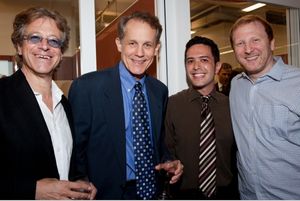 RandH Theatricals writers Paul Scott Goodman, Jim Walton, Adam Gwon and Hunter Bell  Photo