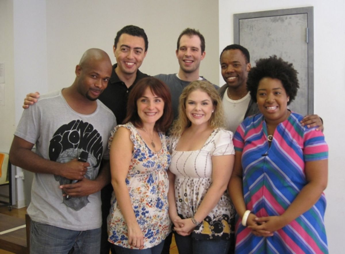 Chesney Snow, Graham Stevens, Steve French, Tommar Wilson, Celisse Henderson, Hannah Laird and Denise Summerford at 