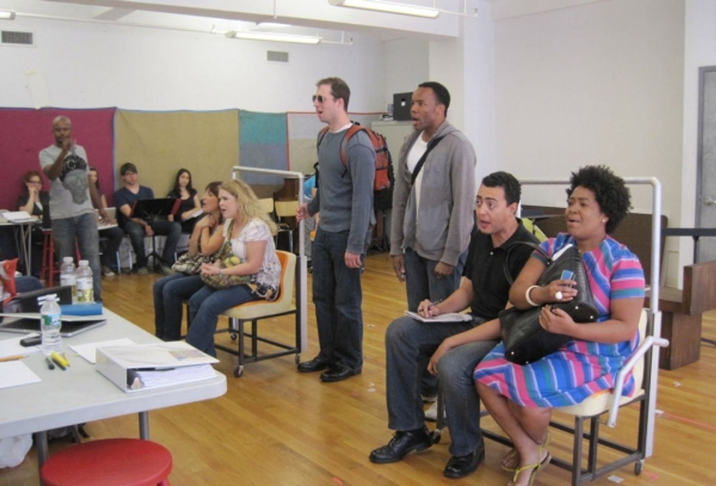 Photo Flash: IN TRANSIT Rehearsal Photos  Image