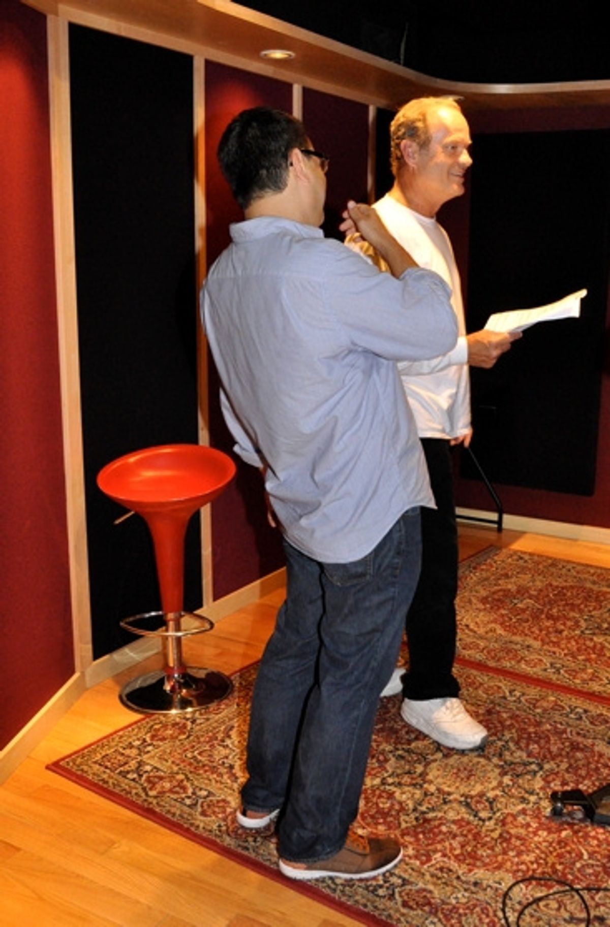 Tom Ellison and Kelsey Grammer at 