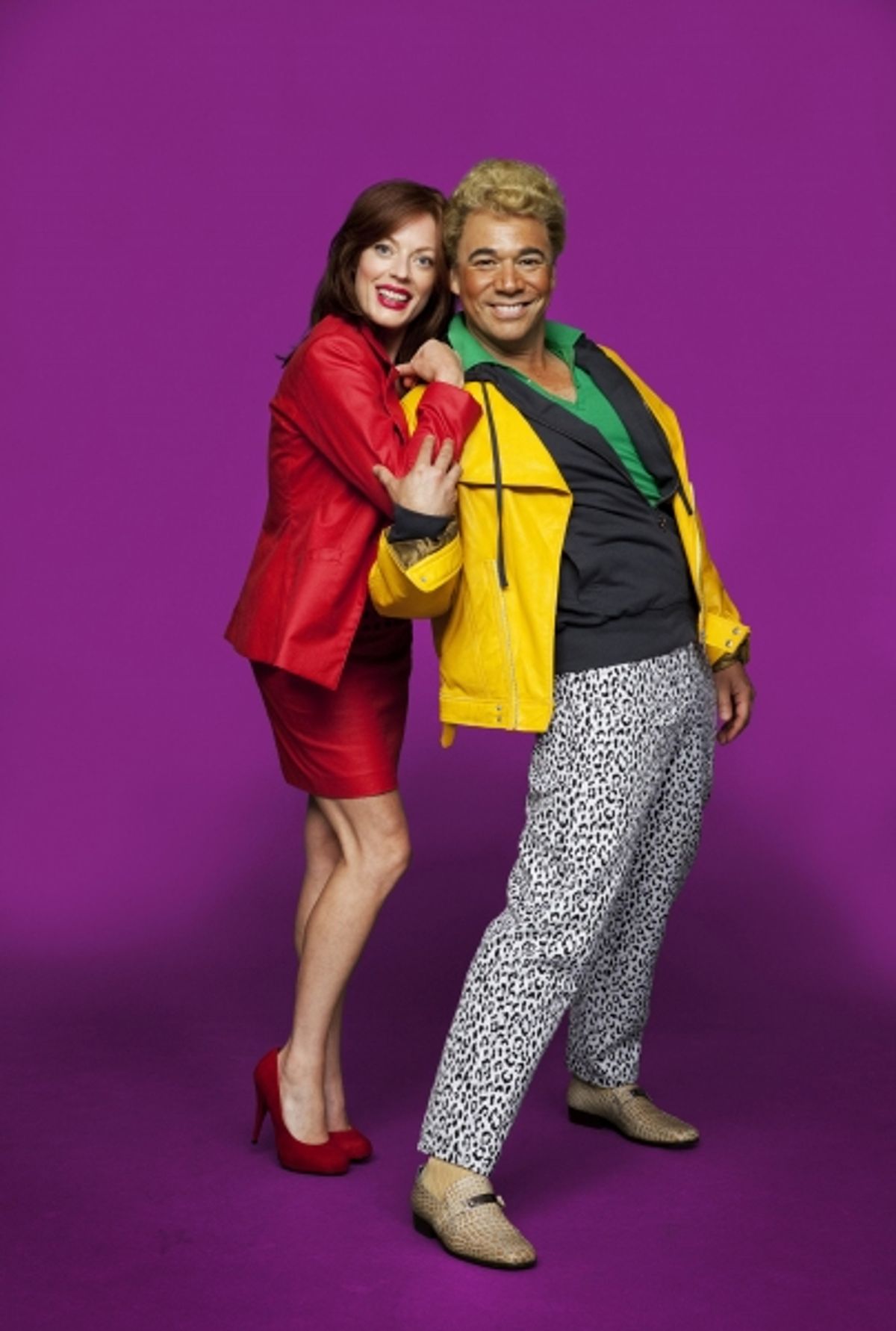 Sherie Rene Scott as Pepa and Danny Burstein as Taxi Driver at 