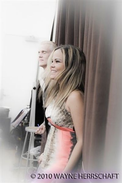 DJ Salisbury and Lourds Lane enjoying the show Photo