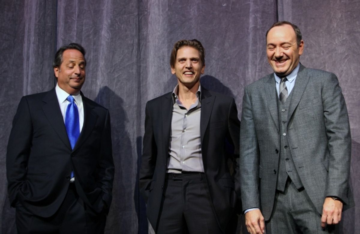 Jon Lovitz, Barry Pepper, and Kevin Spacey at 