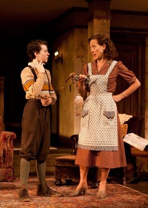 Austyn Myers as Eugene Jerome and Karen Ziemba as Kate Jerome @ BroadwayWorld Austyn Myers as Eugene Jerome and Karen Ziemba as Kate Jerome Photo