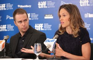 Sam Rockwell and Hilary Swank @ BroadwayWorld Sam Rockwell and Hilary Swank Photo