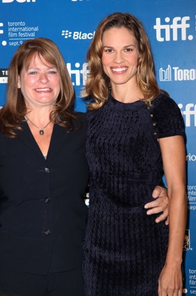 Betty Anne Waters and Hilary Swank  Photo