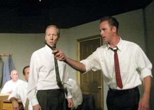 John Helmke and Ken Ammerman with Alex Campbell and Vincent Pileggi  Photo