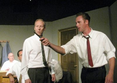 John Helmke and Ken Ammerman with Alex Campbell and Vincent Pileggi  Photo