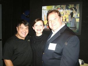 Eugene Dizon, Jennifer Tjepkema and Walter Stearns @ BroadwayWorld Eugene Dizon, Jennifer Tjepkema and Walter Stearns Photo