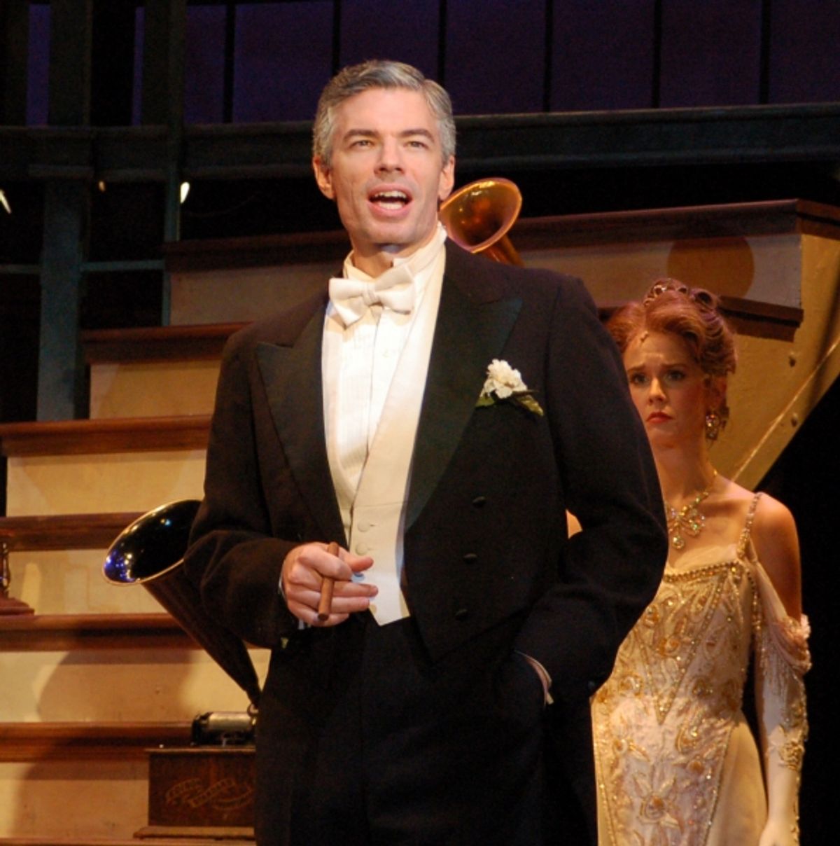 Thomas M. Hammond (Henry Higgins) and Rachel Moulton at 