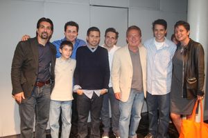 Robert Nicotra (Producer), Johnny Tammaro, John Barbieri, Charles Messina (Writer),
Mario Cantone, TEd Kurdyla (Executive Producer), Ralph Macchio and Josselyne Herman-Saccio(Producer) @ BroadwayWorld Robert Nicotra (Producer), Johnny Tammaro, John Barbieri, Charles Messina (Writer),
Photo