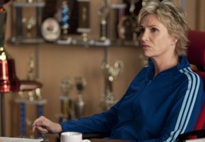 Sue (Jane Lynch) is up to no good Photo