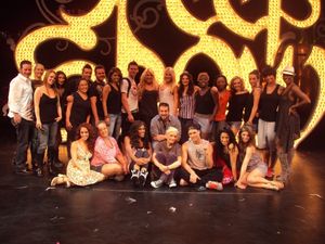 Joey Fatone and cast of PEEPSHOW Photo