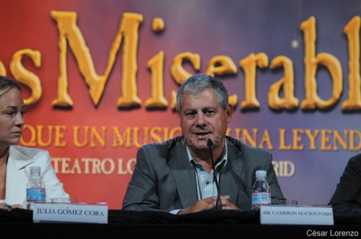 Julia GÃ'Â³mez Cora y Cameron Mackintosh at 