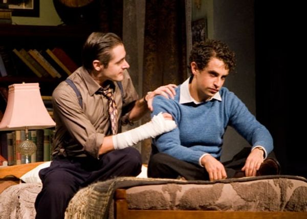 Brandon Uranowitz and Joseph Parks in Broadway Bound Photo