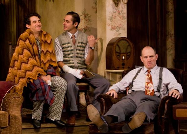 Brandon Uranowitz, Joseph Parks and David Bishins in Broadway Bound Photo