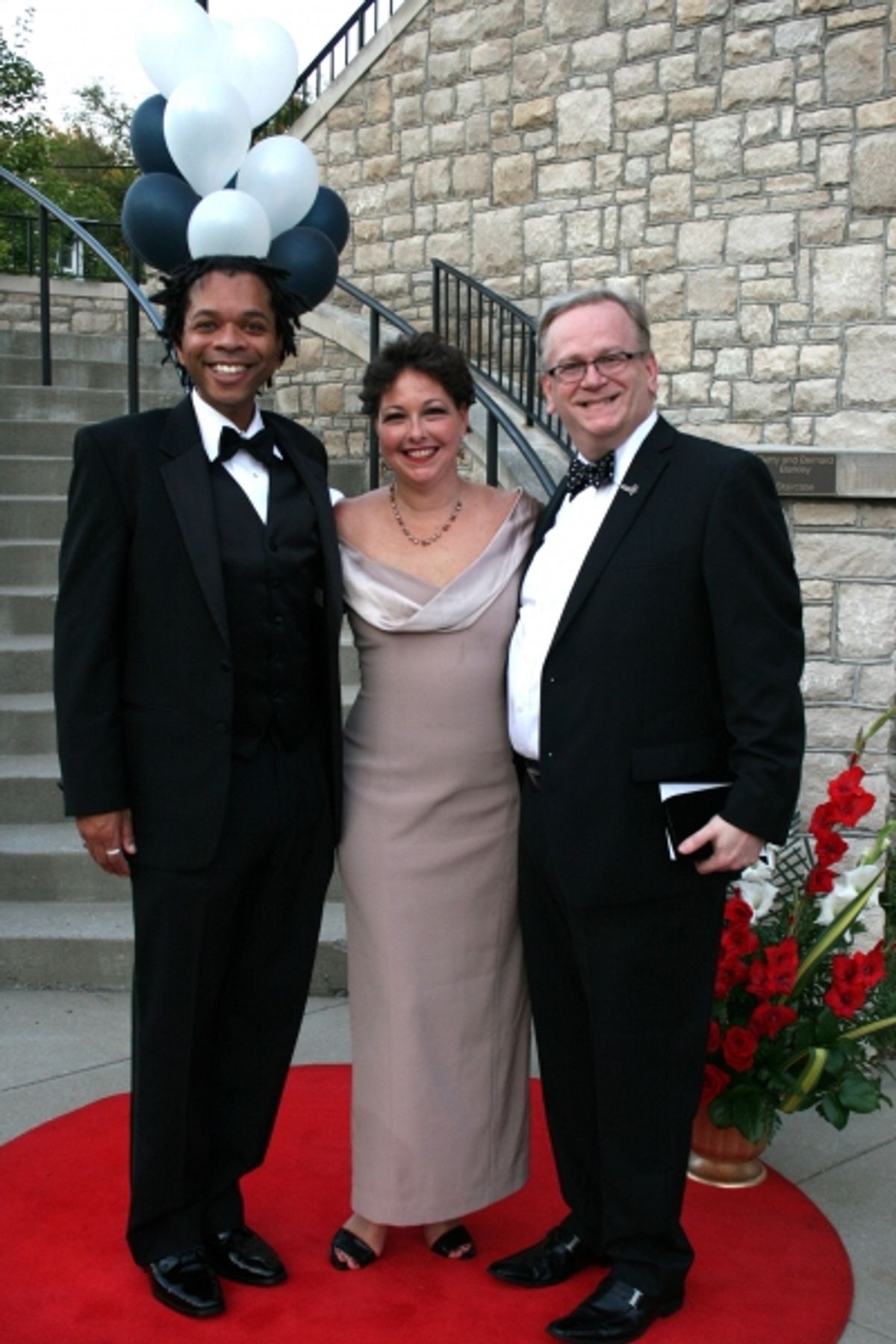 Fashion commentators Richard Browder and Cary Street, with First Night founder and executive producer Jeffrey Ellis. at 