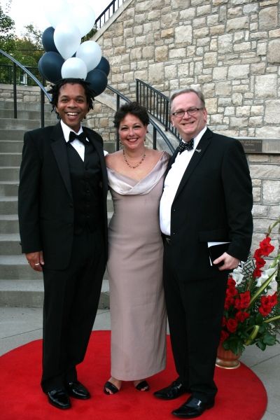 Fashion commentators Richard Browder and Cary Street, with First Night founder and ex Photo