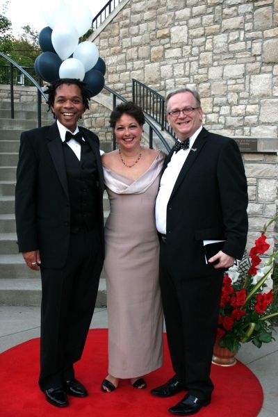 Fashion commentators Richard Browder and Cary Street, with First Night founder and ex Photo