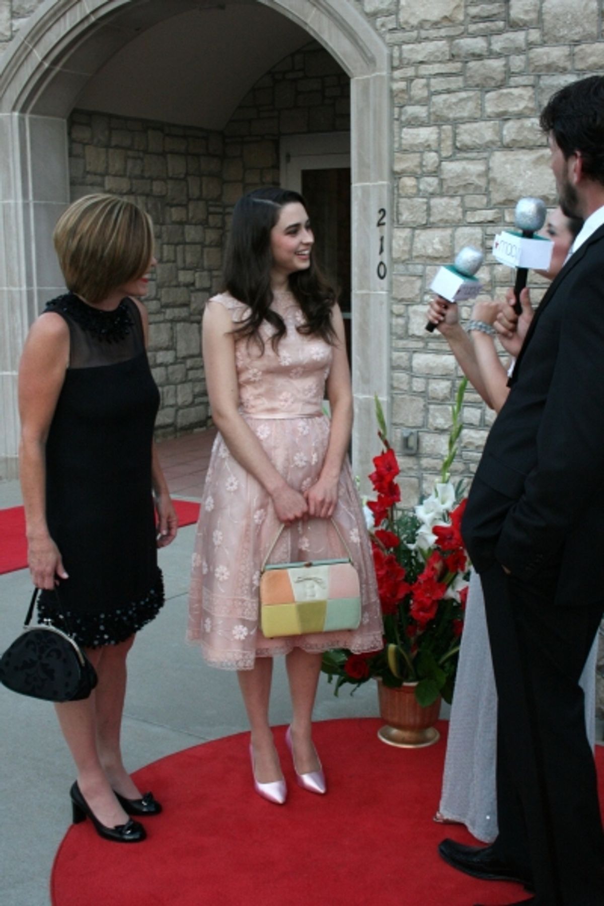 Rosemary Fossee and her mother talk with Jennifer and Trey. at 