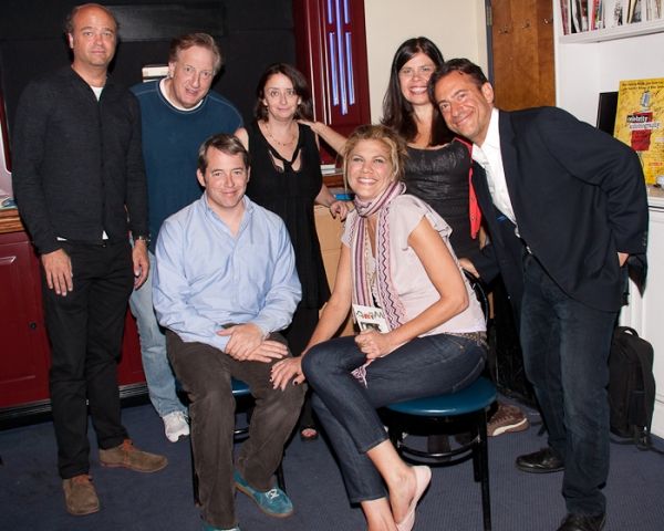 Scott Adsit, Alan Zweibel, Matthew Broderick, Rachel Dratch, Kristen Johnston, Dayle  Photo