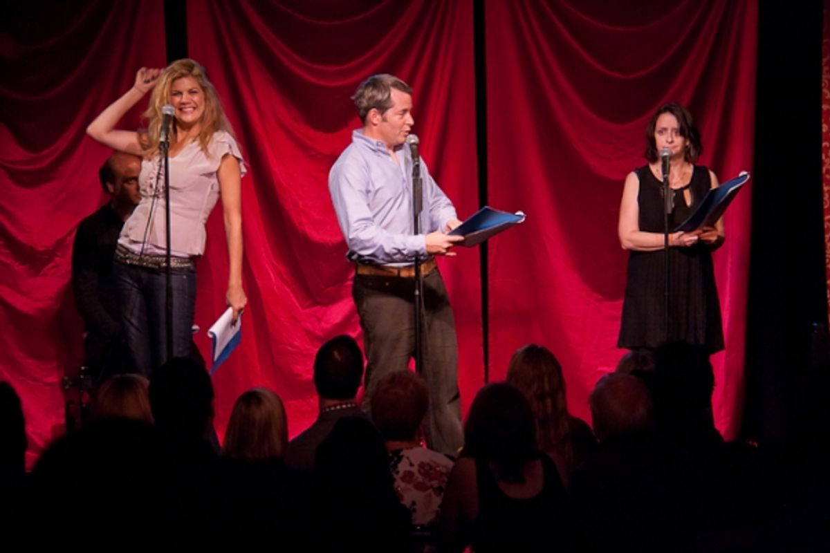 Kristen Johnston, Matthew Broderick and Rachel Dratch at 