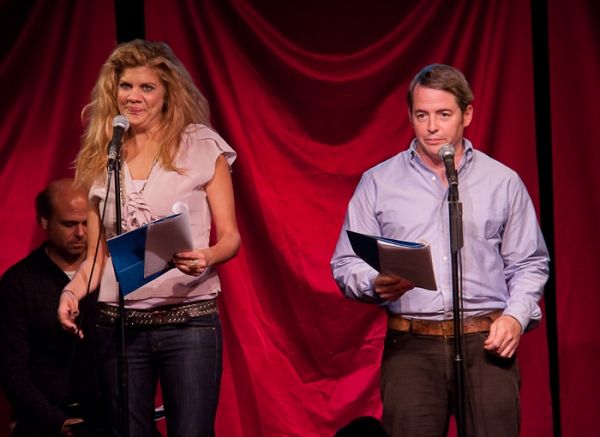 Kristen Johnston and Matthew Broderick Photo