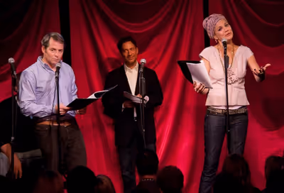 Matthew Broderick, Eugene Pack and Kristen Johnston Photo